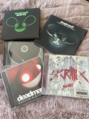 Deadmau5 & Skrillex CD lot